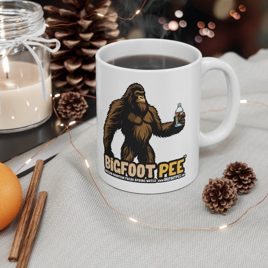Bigfoot Pee Ceramic Mug 11oz