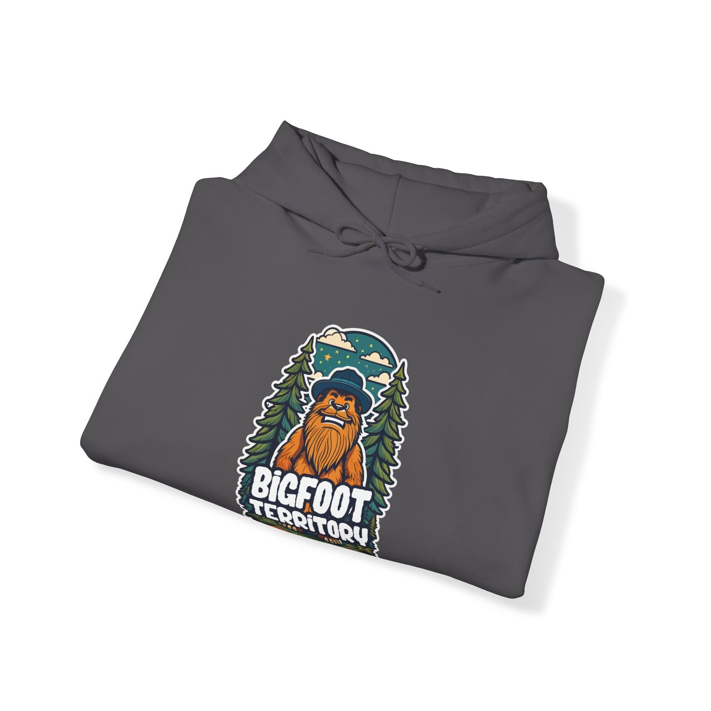 Bigfoot Territory ll Unisex Adult Hooded Heavy Blend Sweatshirt