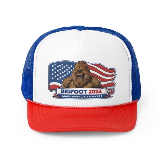 Bigfoot for President 2024 ll Trucker Caps