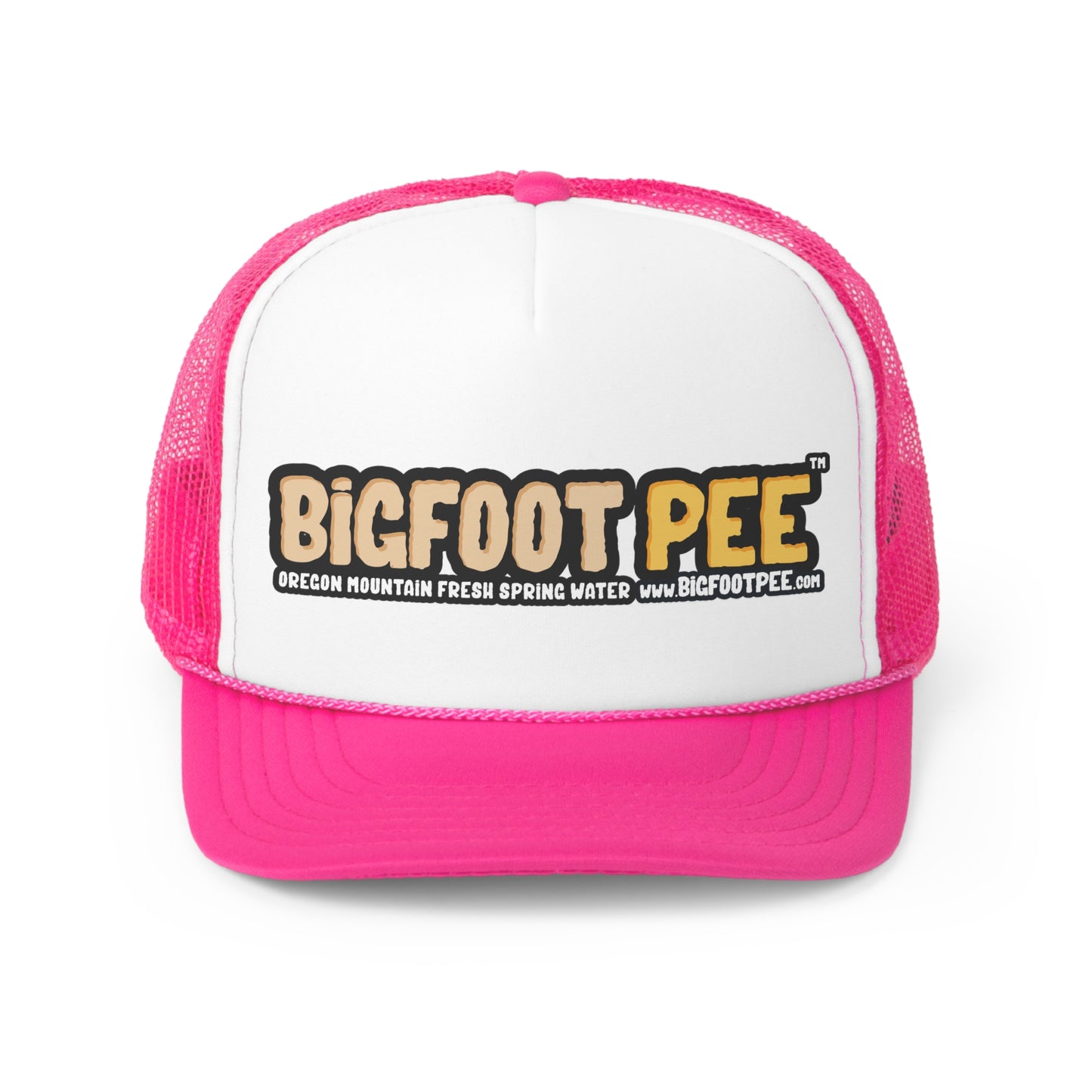 Bigfoot Pee Trucker Caps