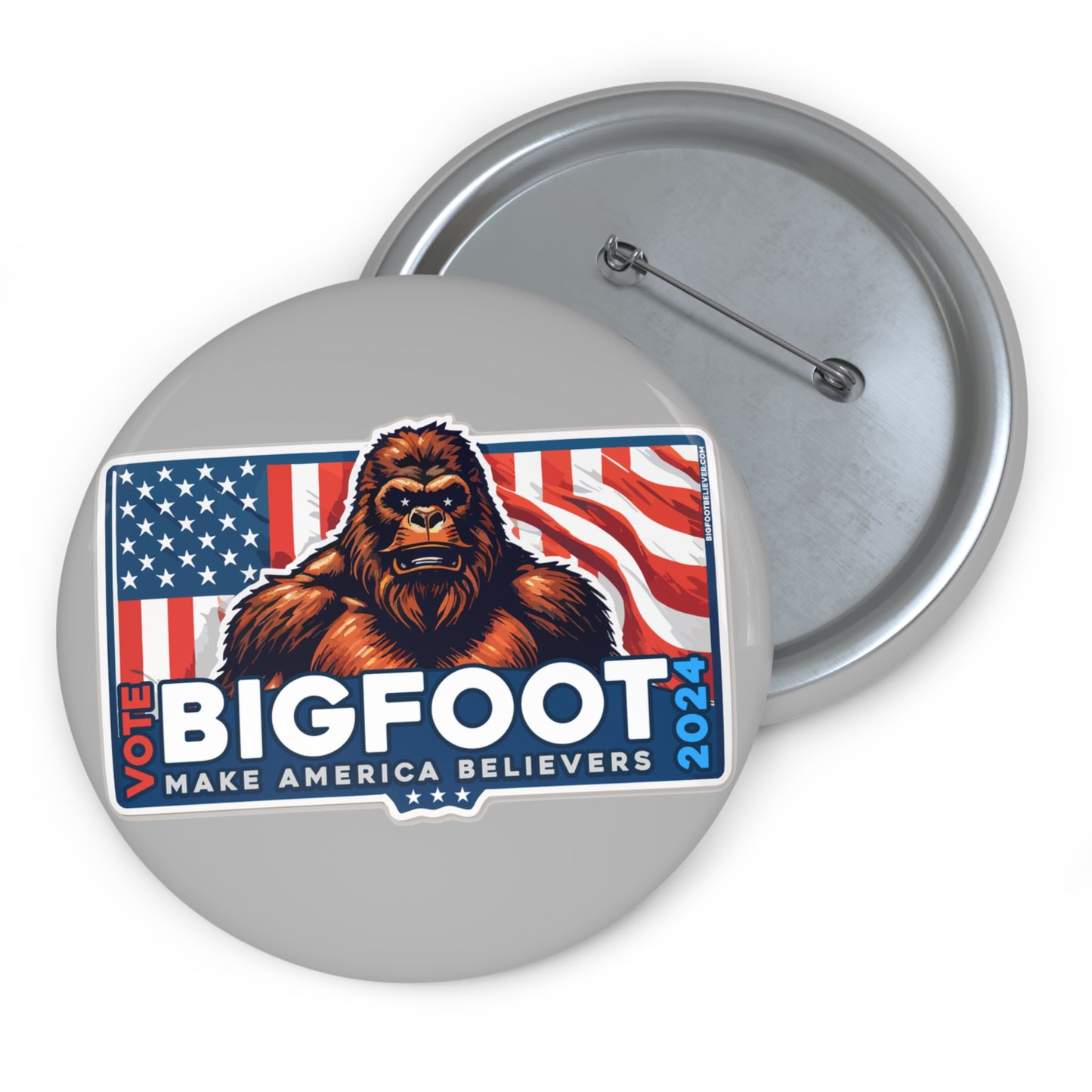 Bigfoot for President 2024 Pin Buttons