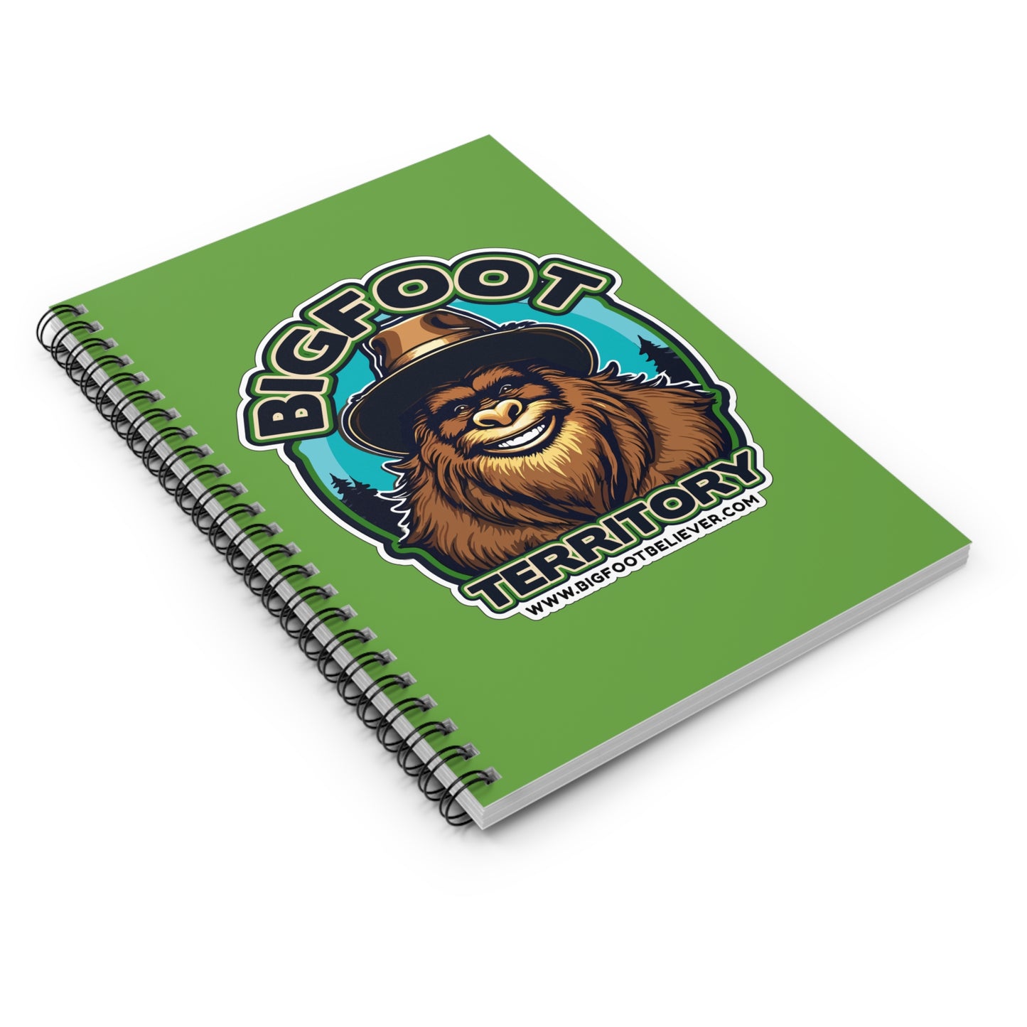 Bigfoot Territory Spiral Notebook - Ruled Line