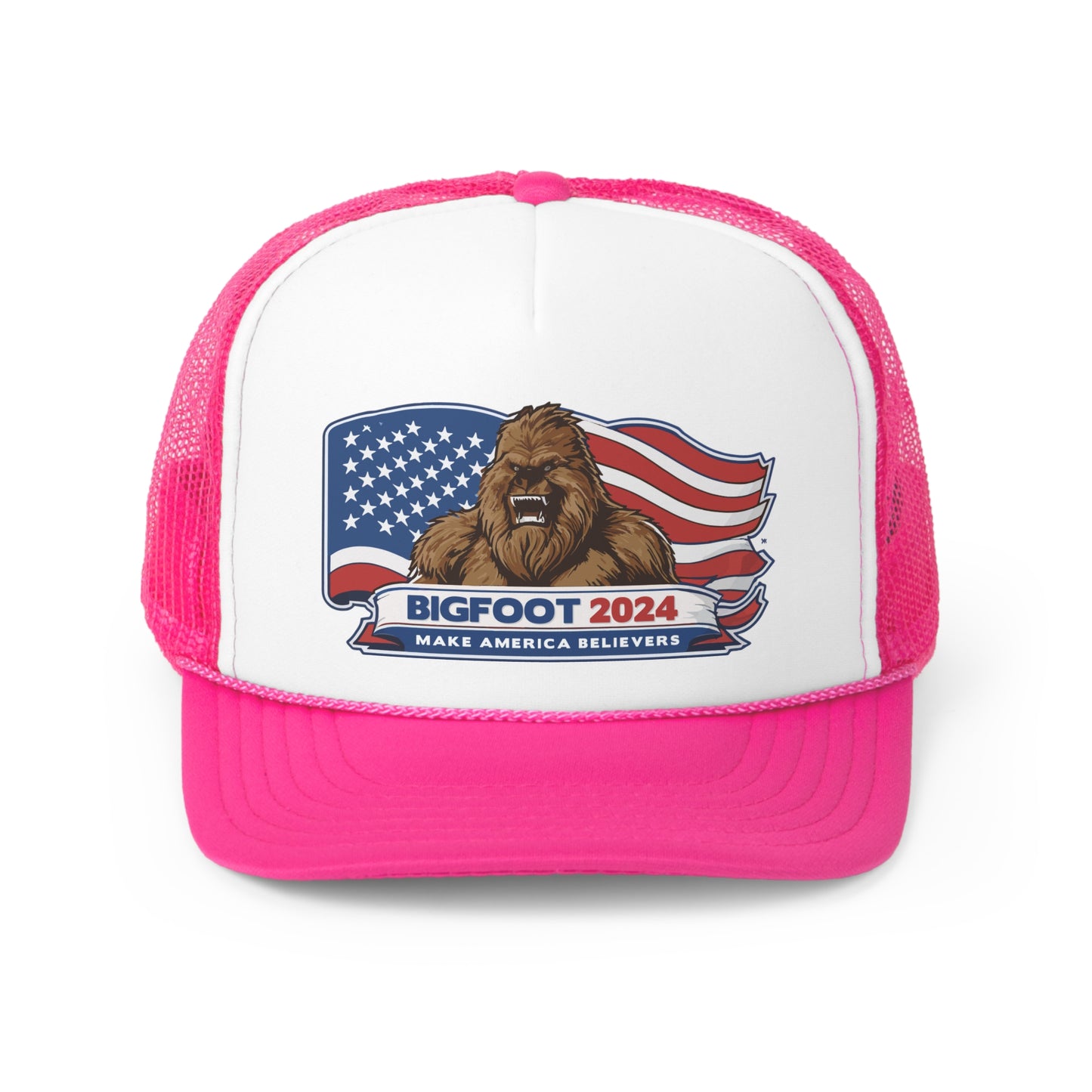 Bigfoot for President 2024 ll Trucker Caps