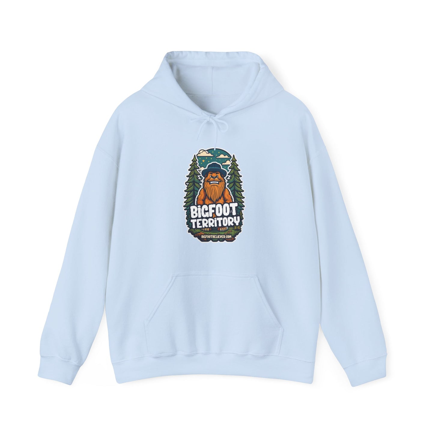 Bigfoot Territory ll Unisex Adult Hooded Heavy Blend Sweatshirt
