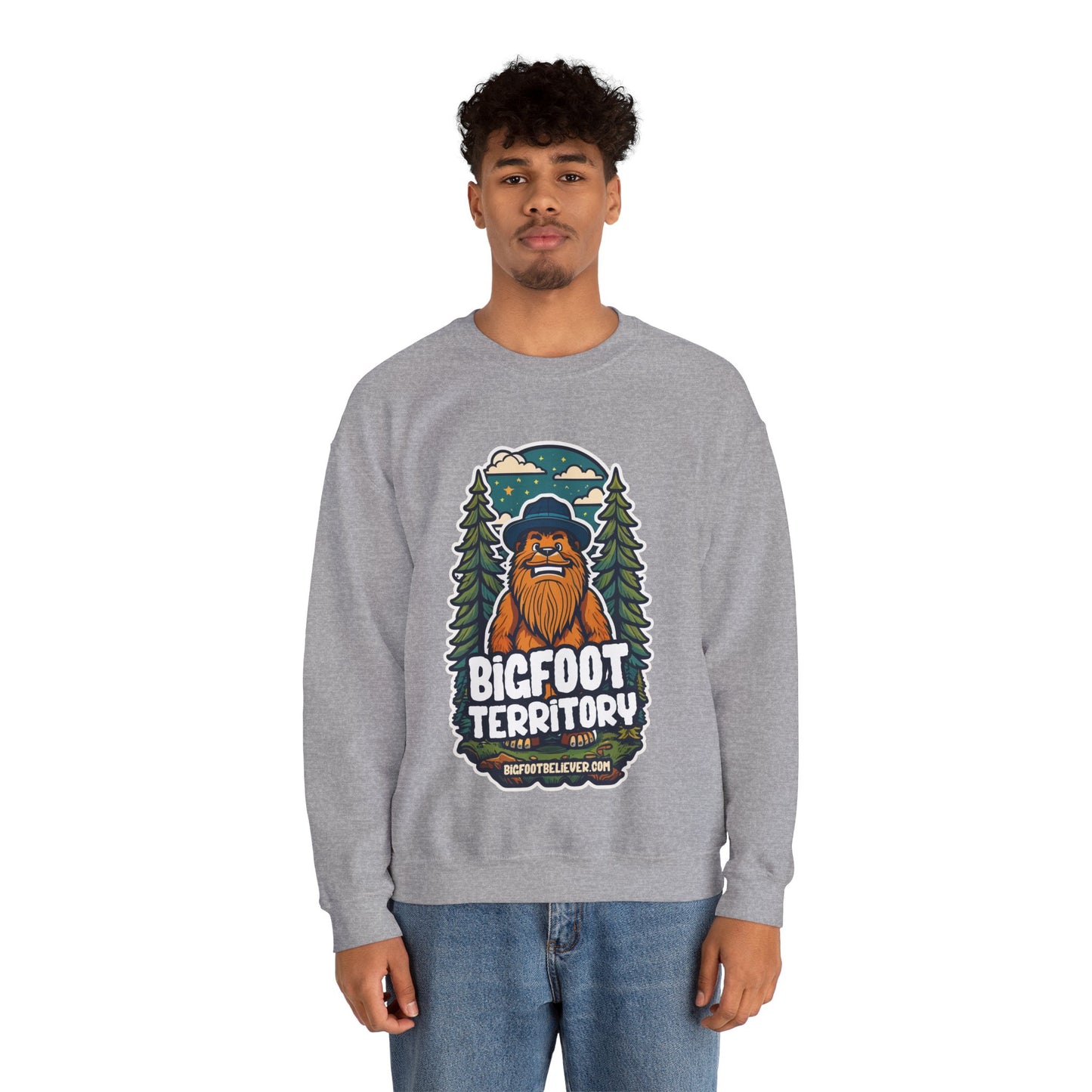 Bigfoot Territory Unisex Heavy Blend™ Crewneck Sweatshirt