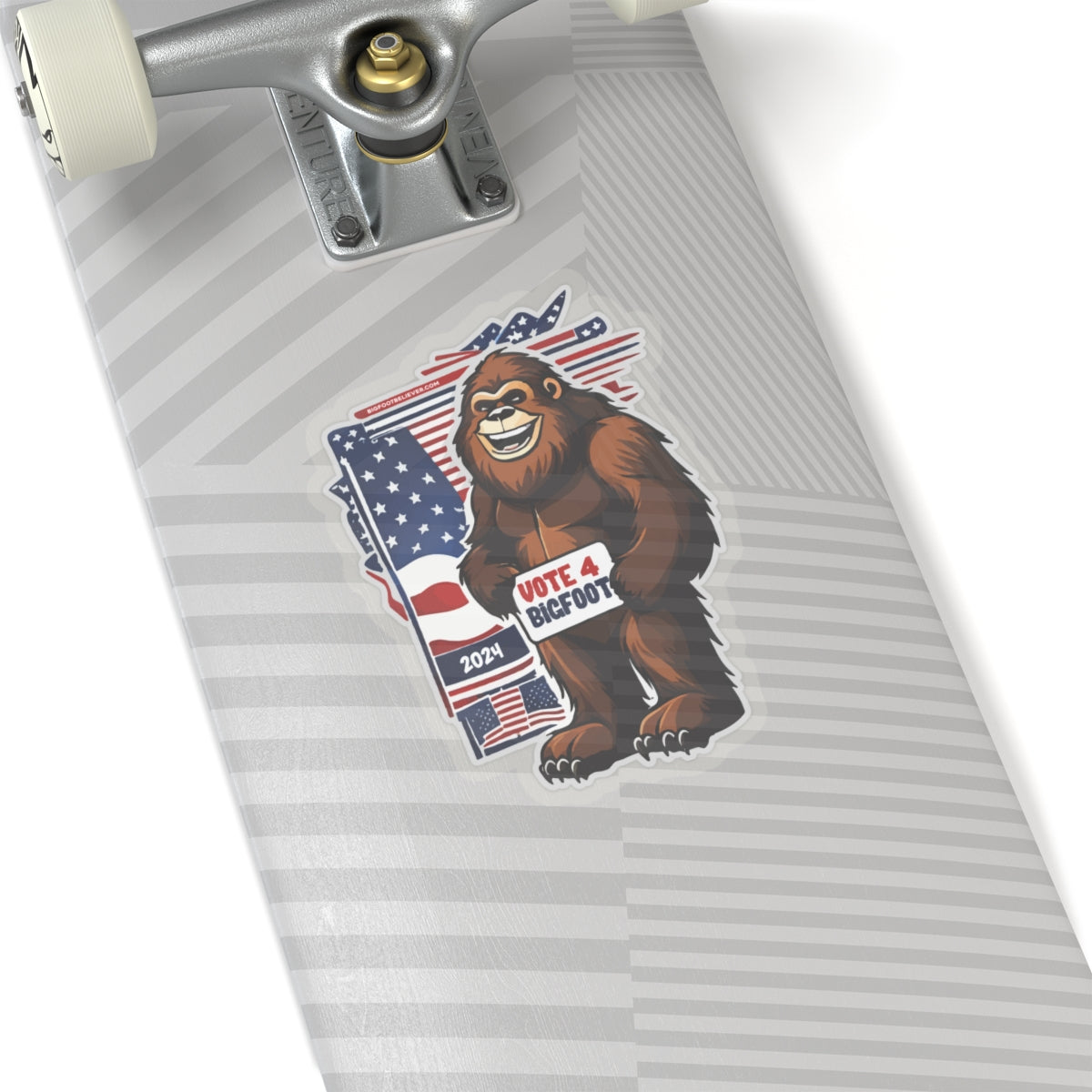Vote 4 Bigfoot Kiss-Cut Stickers
