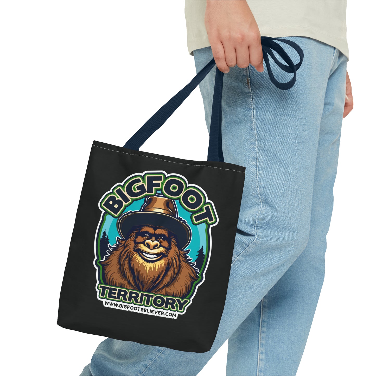 Bigfoot Territory Tote Bag (AOP)