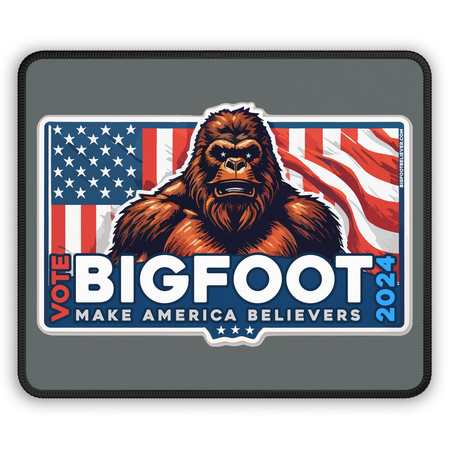 Bigfoot for President 2024 Gaming Mouse Pad