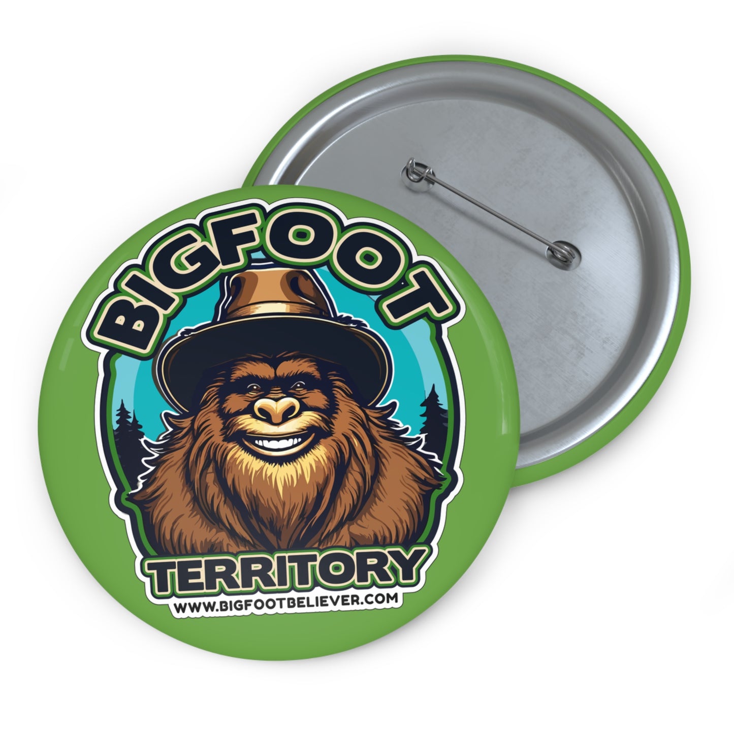 Bigfoot Territory Pin Buttons