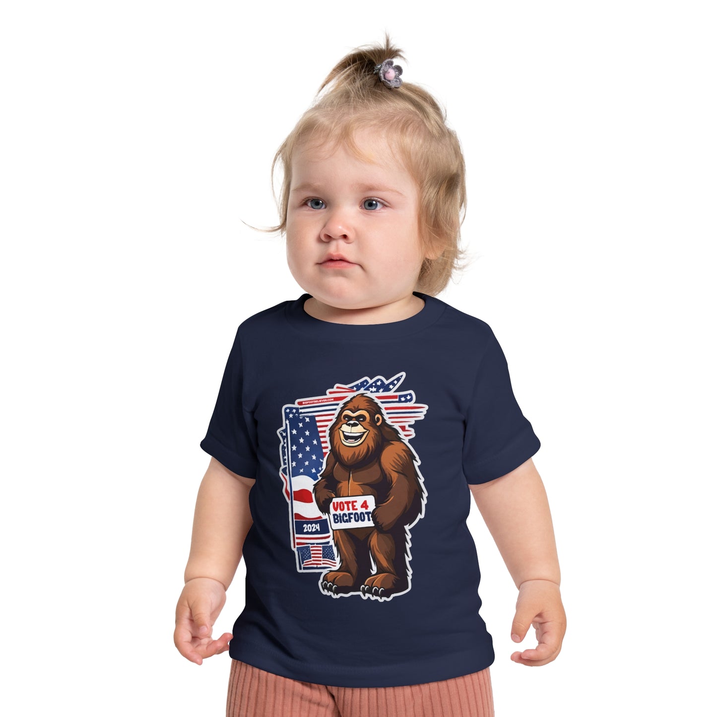 Vote 4 Bigfoot Baby Short Sleeve T-Shirt