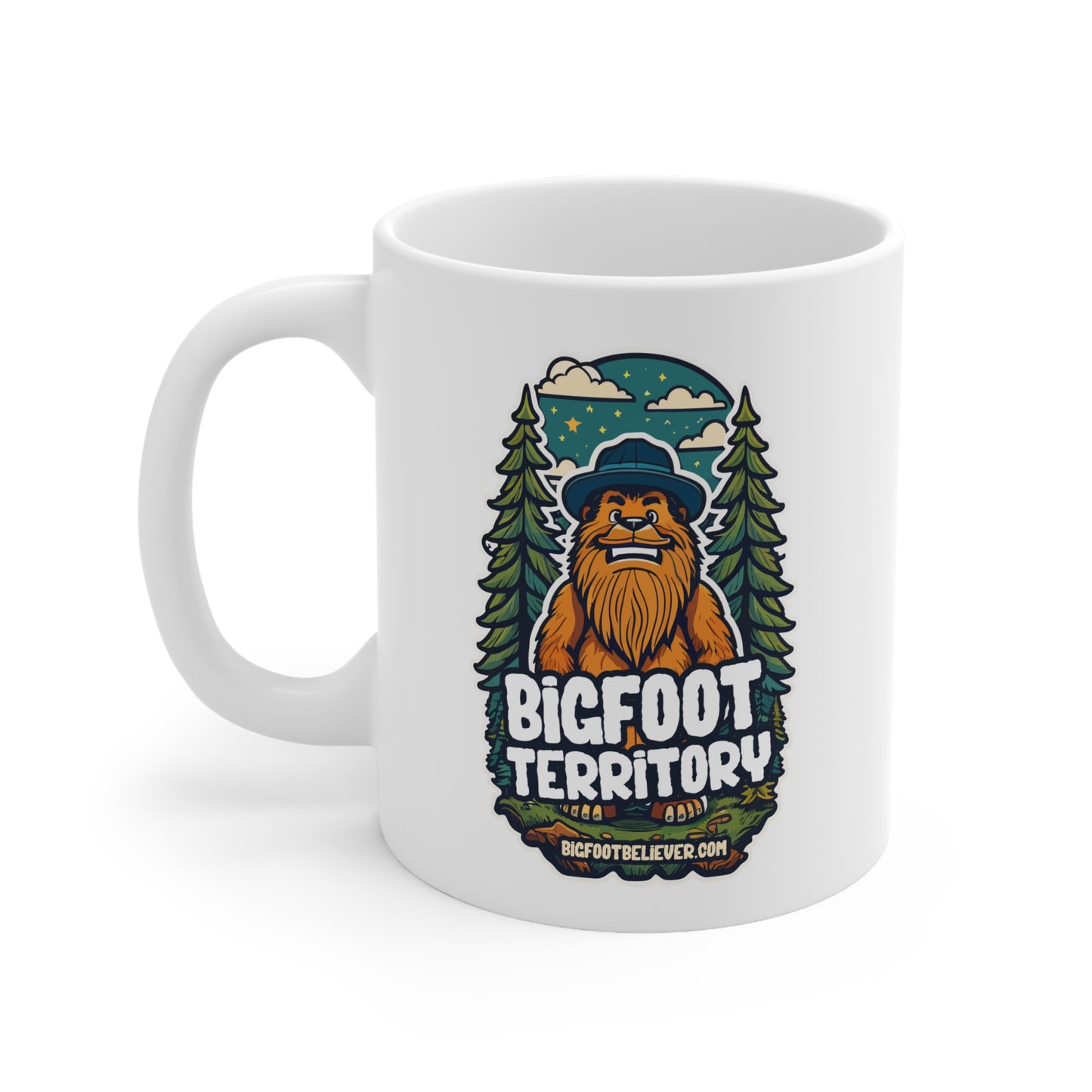 Bigfoot Territory ll Ceramic Mug 11oz