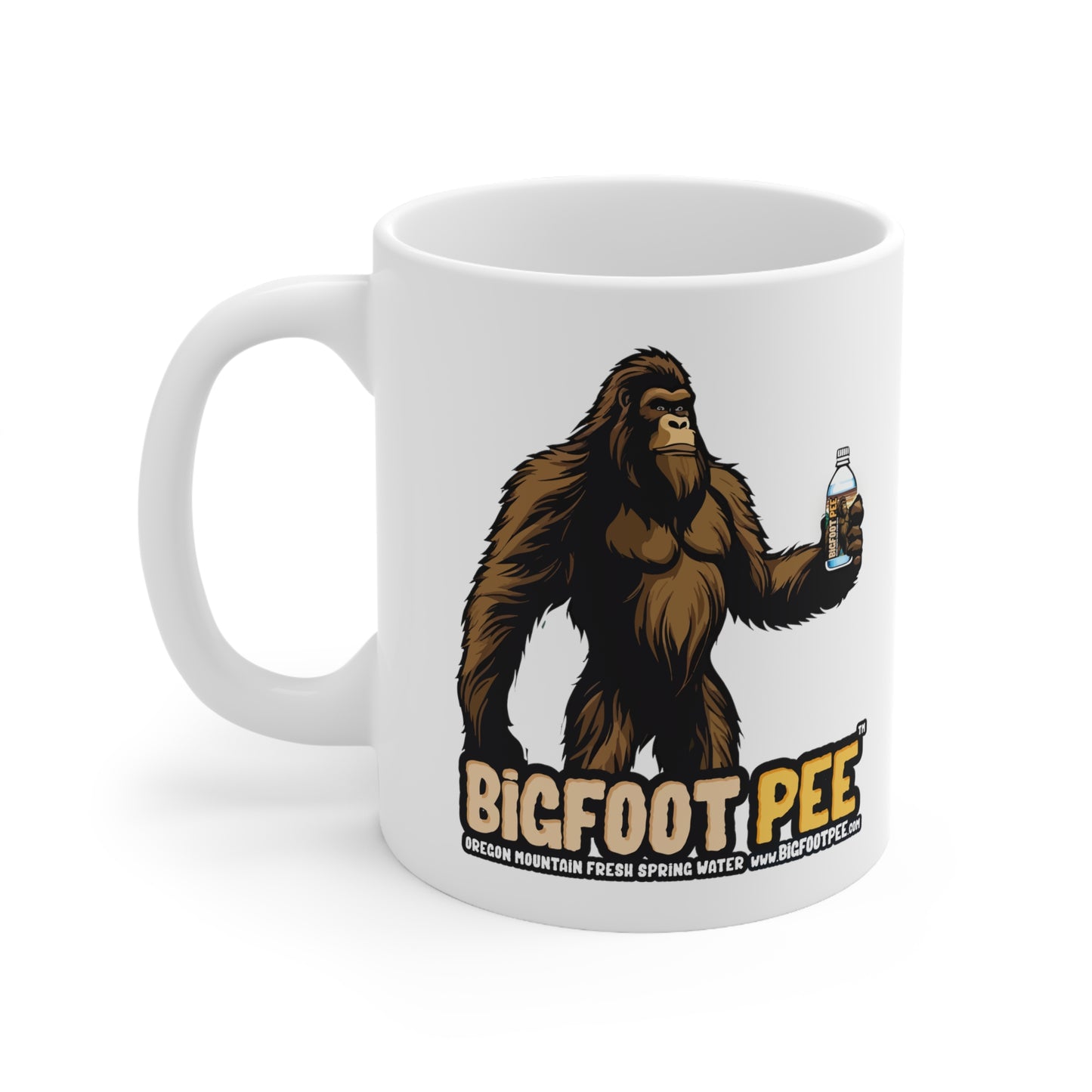 Bigfoot Pee Ceramic Mug 11oz
