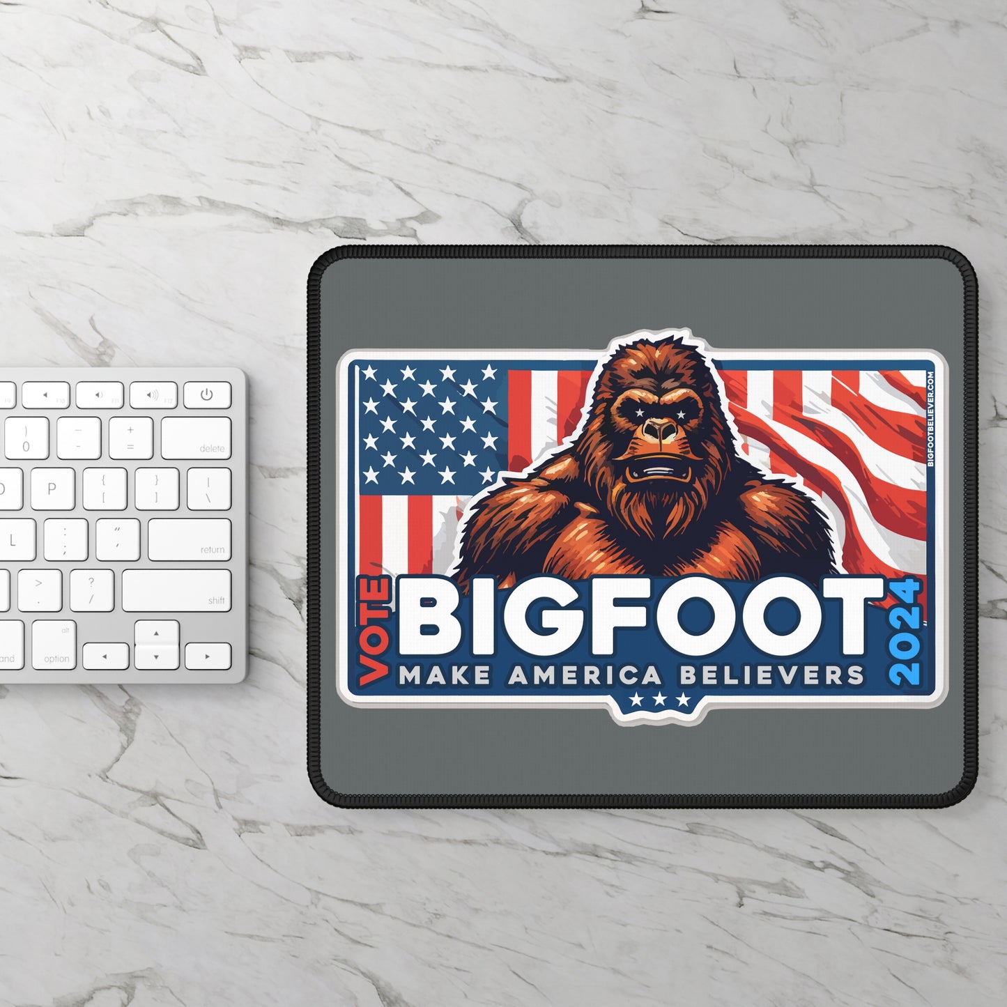 Bigfoot for President 2024 Gaming Mouse Pad