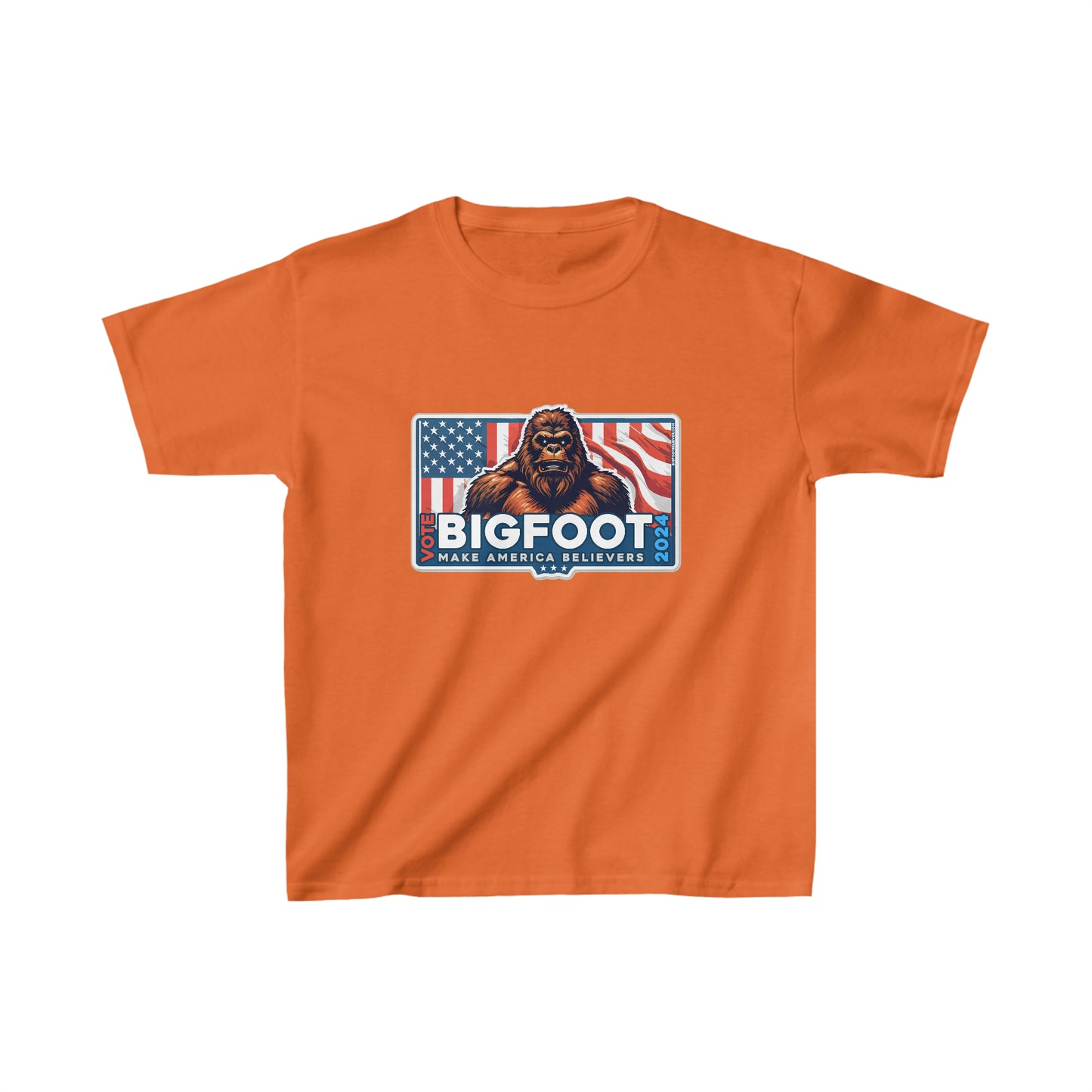 Bigfoot for President 2024 Kids Heavy Cotton™ Tee