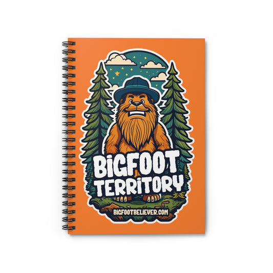 Bigfoot Territory ll Spiral Notebook - Ruled Line