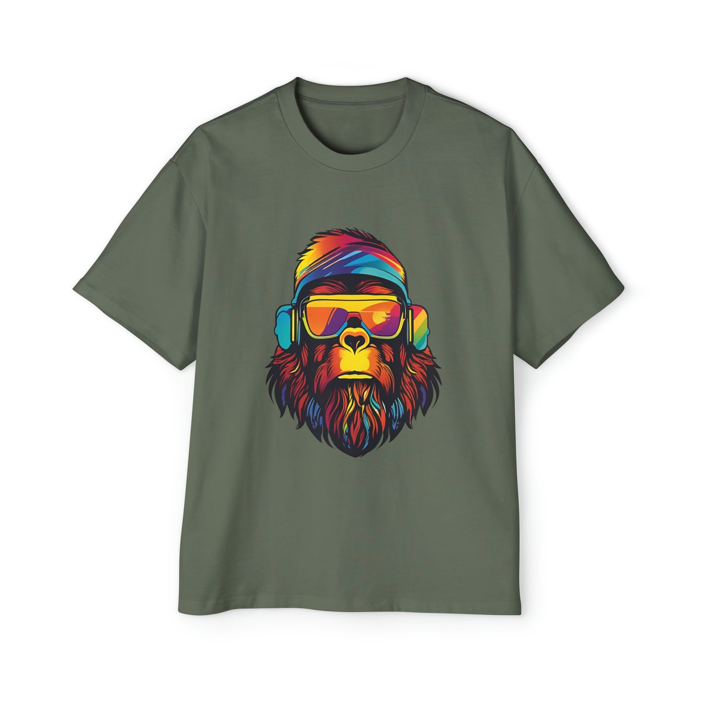 Disco Bigfoot Men's Heavy Oversized Tee