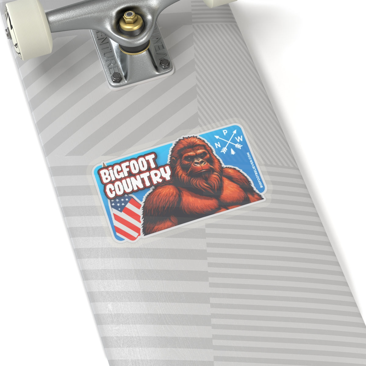 Bigfoot Country Kiss-Cut Stickers