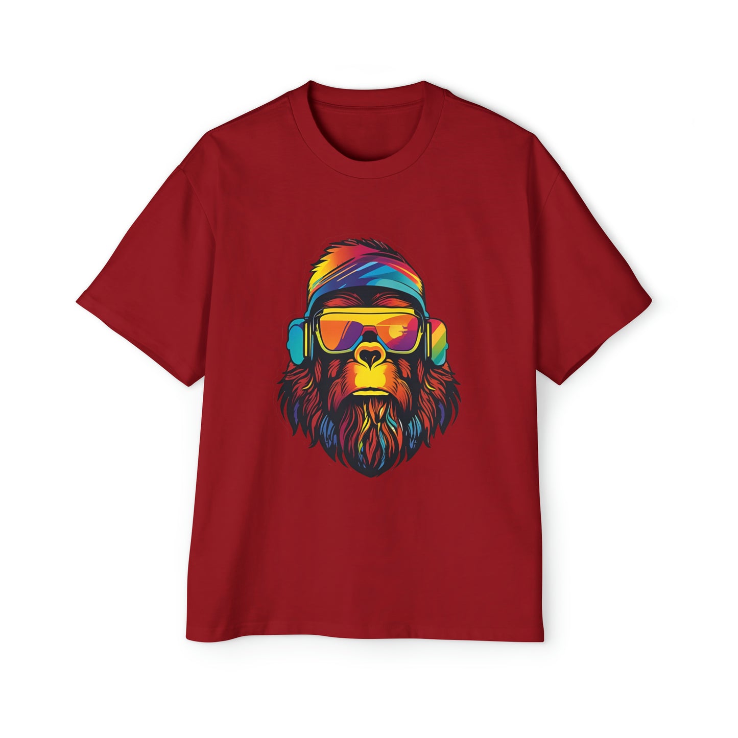 Disco Bigfoot Men's Heavy Oversized Tee