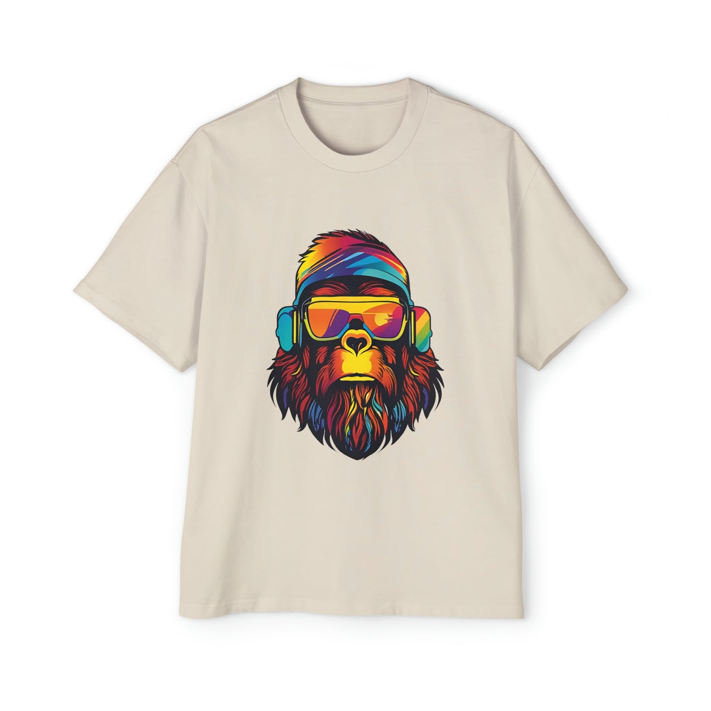 Disco Bigfoot Men's Heavy Oversized Tee