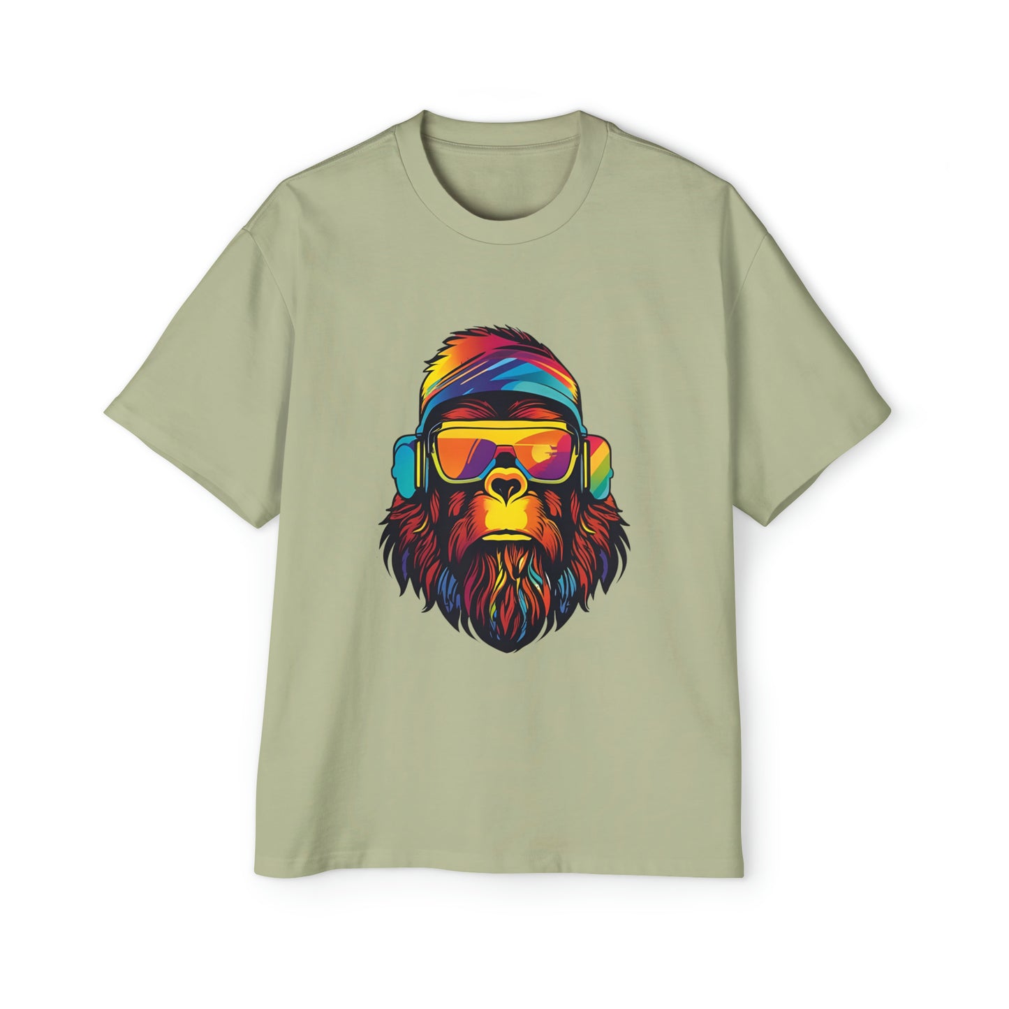 Disco Bigfoot Men's Heavy Oversized Tee