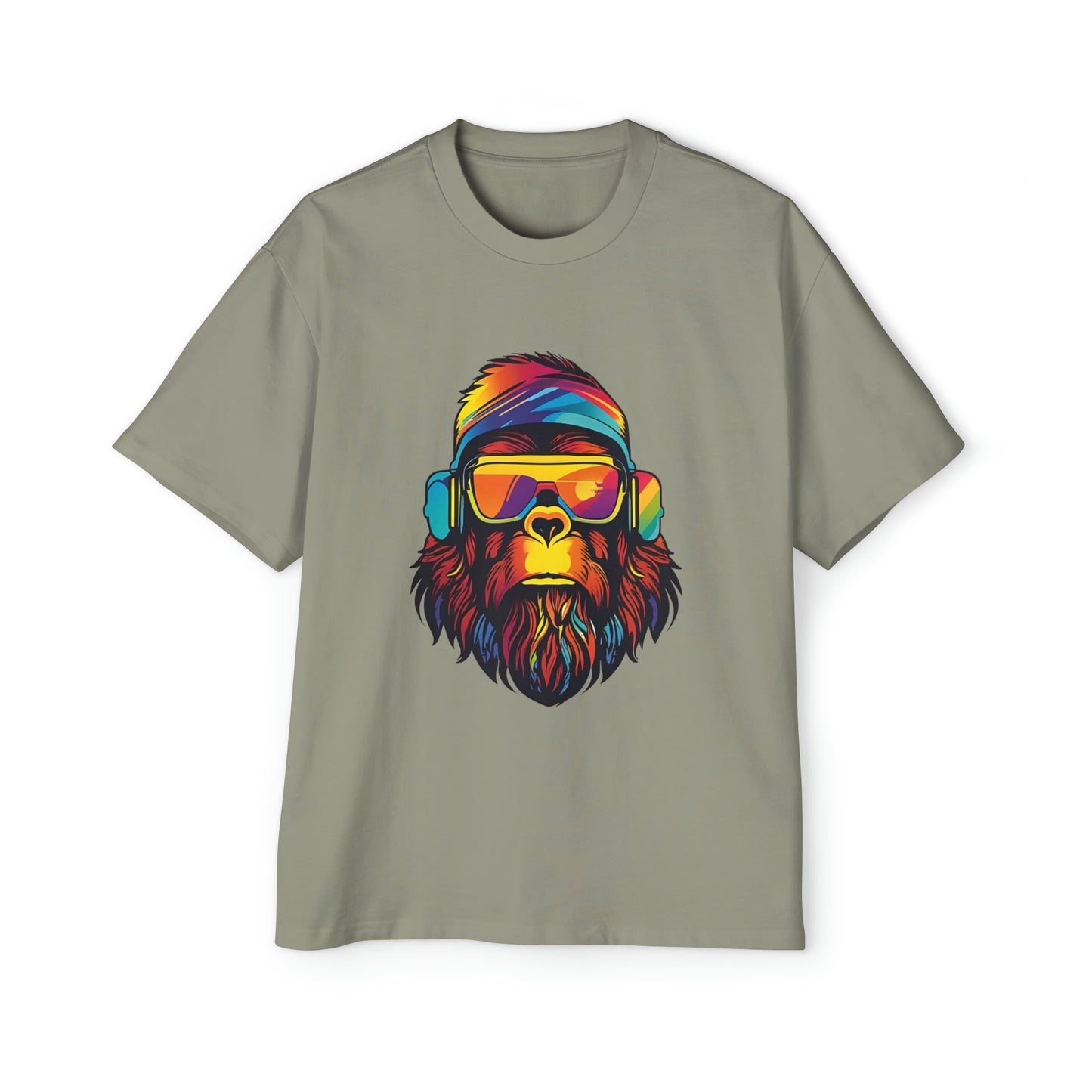 Disco Bigfoot Men's Heavy Oversized Tee