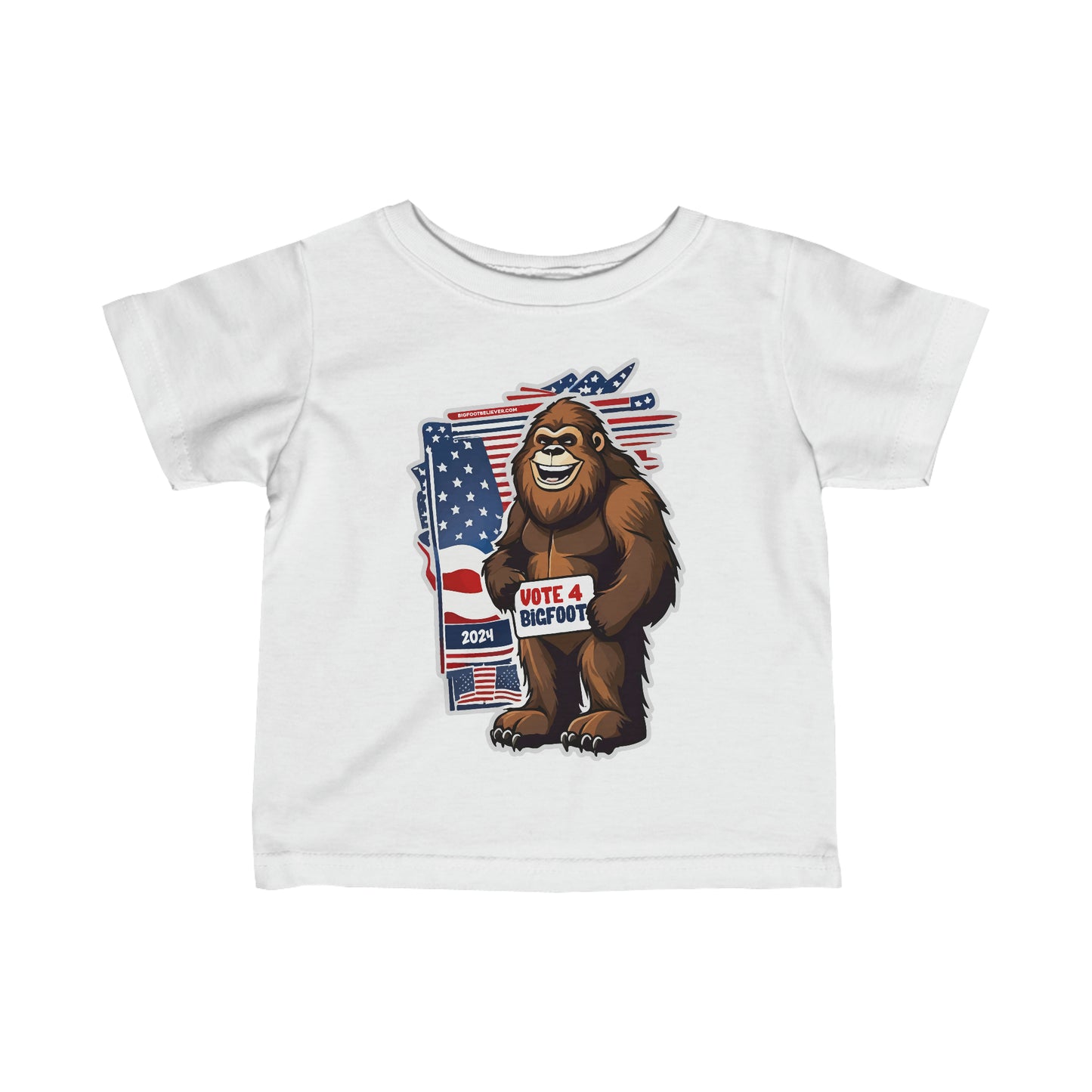 Vote 4 Bigfoot Infant Fine Jersey Tee