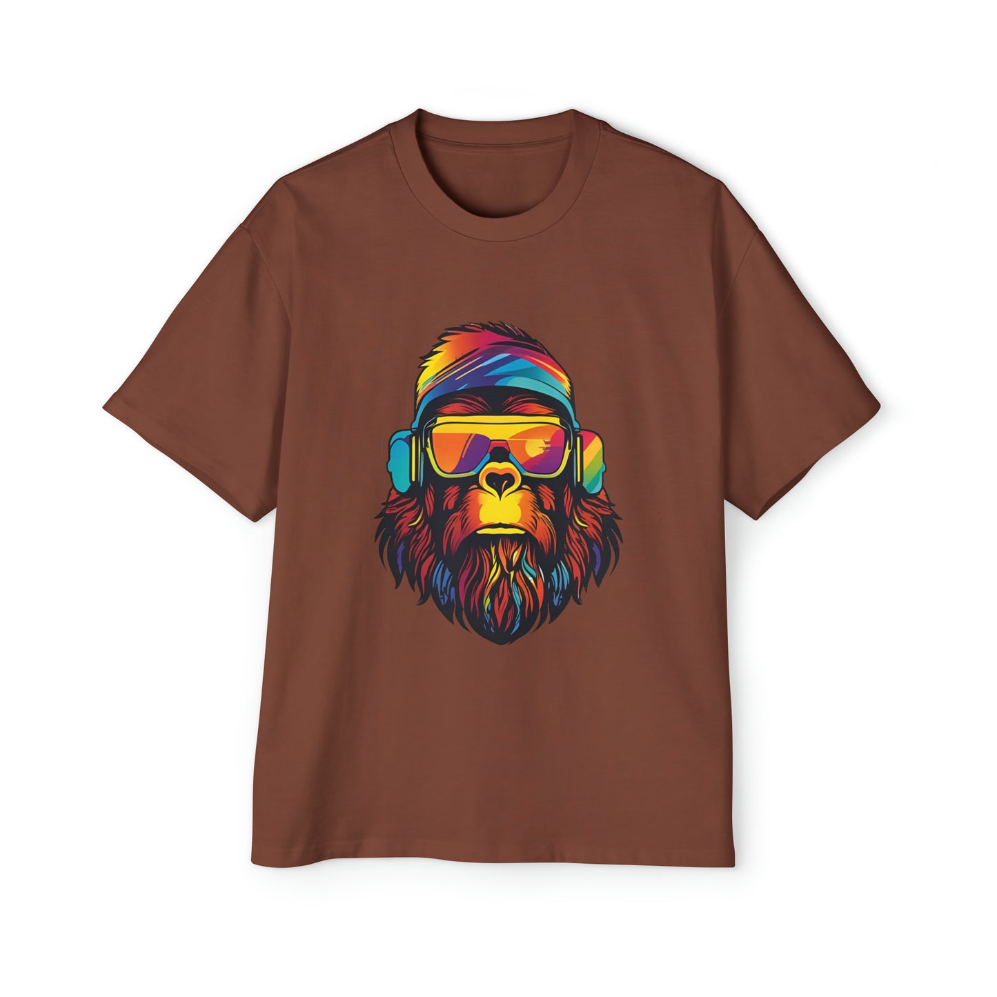 Disco Bigfoot Men's Heavy Oversized Tee