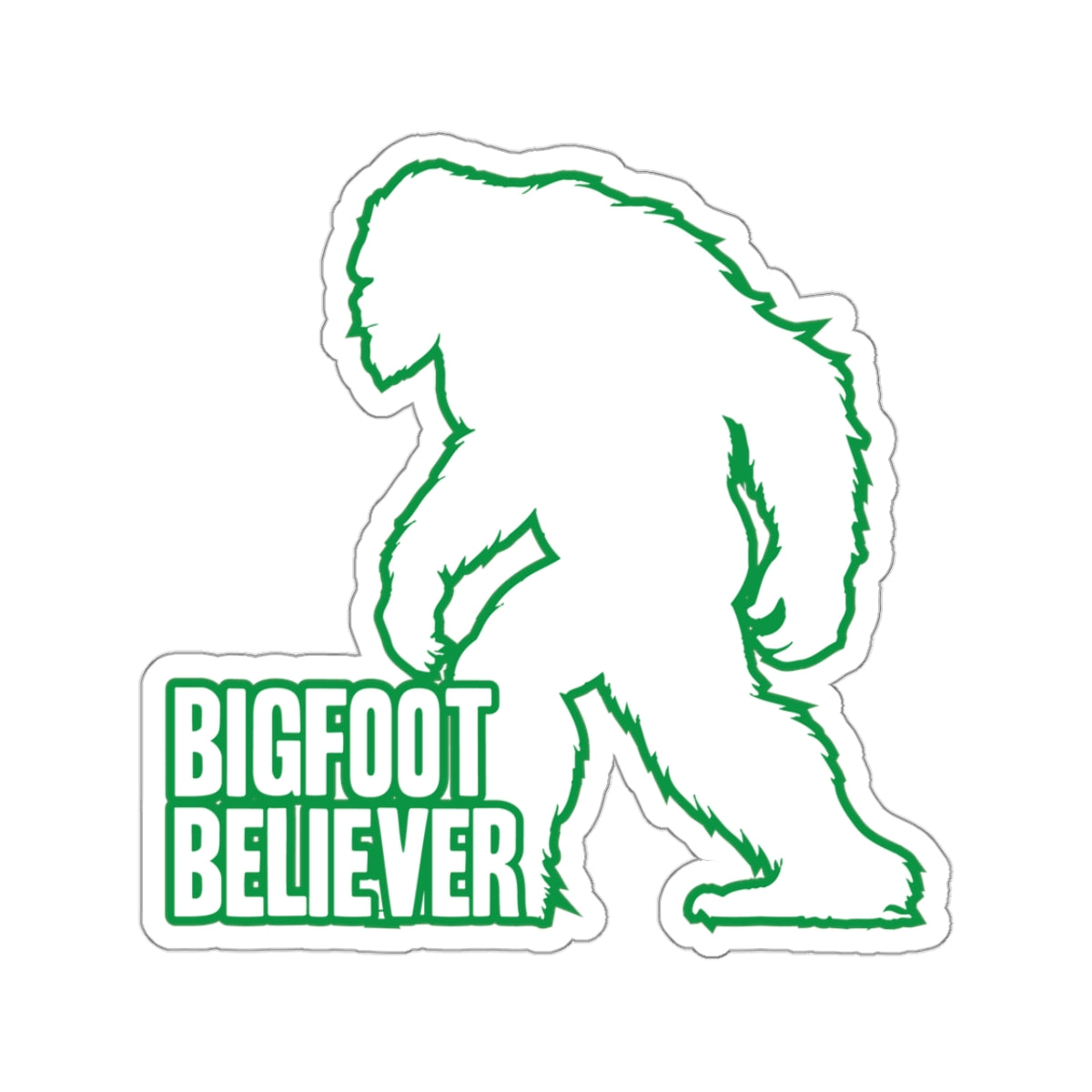 Bigfoot Believer ll Kiss-Cut Stickers
