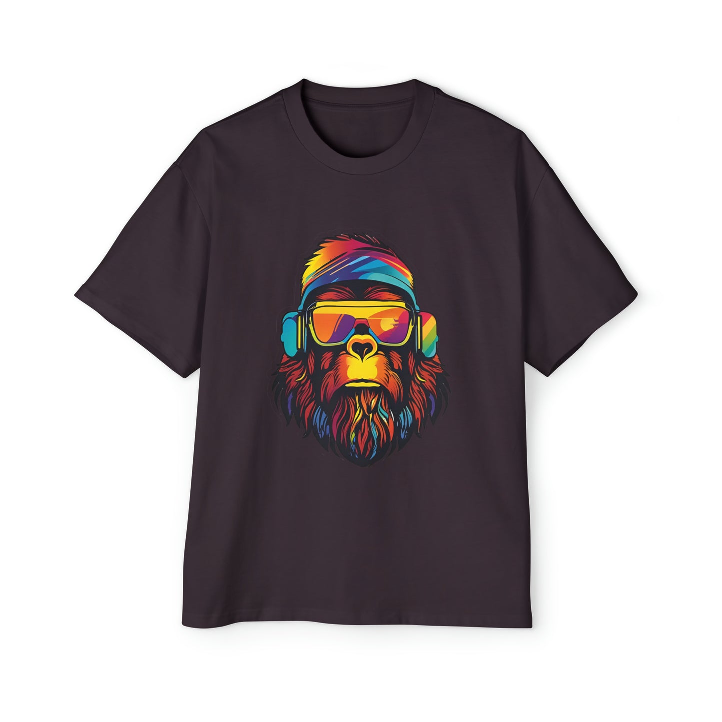 Disco Bigfoot Men's Heavy Oversized Tee